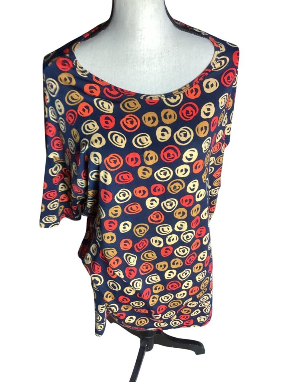 LulaRoe Blue T-shirt Top*Polyester*EUC*Medium